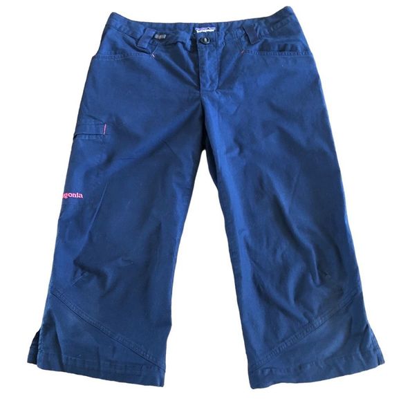 Patagonia Navy Blue Cropped Pants - Picture 1 of 14